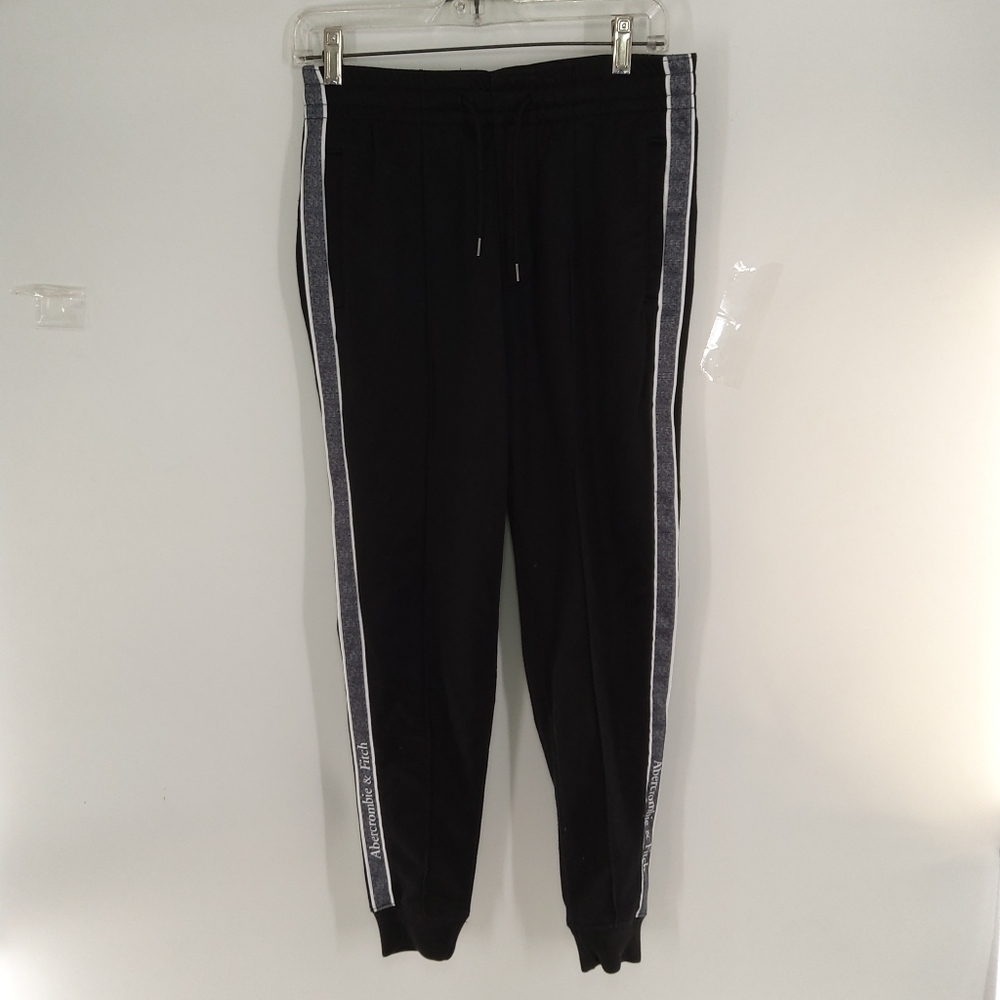 ABERCROMBIE AND FITCH XS BLACK JOGGER ATHLETIC PANTS